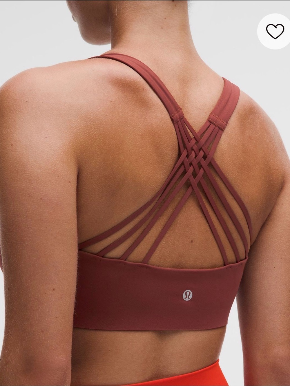 Lululemon Flexy-Flex Strappy Yoga Bra - NWT - Cranberry Charm